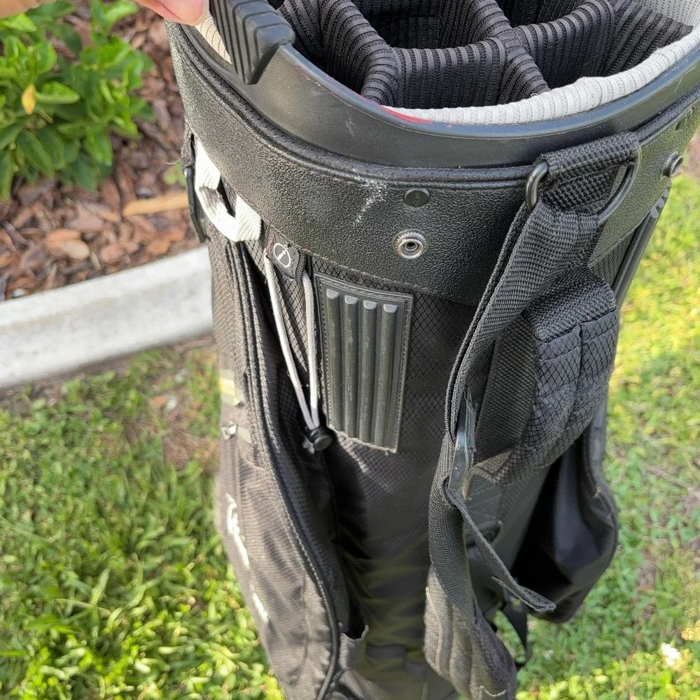 Sun Mountain Golf Cart Bag Mens Large Black 14-Way Divider Wuskowhan Pockets